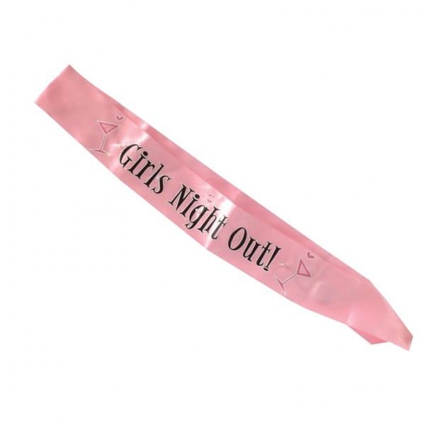 Girls nite out flashing sash