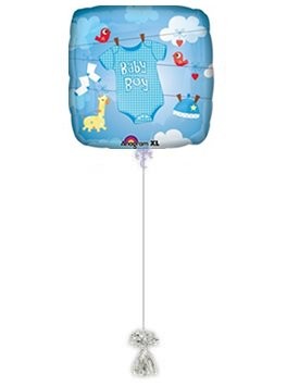 Baby Boy Baby Grow Balloons. Baby Balloons Delivered.