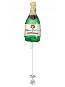 Champagne Bottle Jumbo Balloon. Balloon In A Box UK.