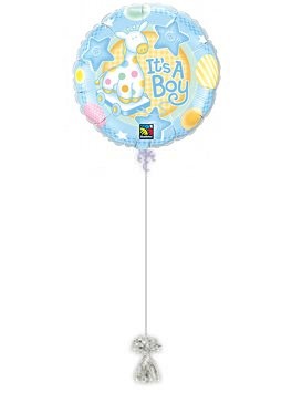 It’s A Boy Soft Giraffe. Baby Balloons To Send.
