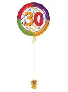 30th Perfection Birthday Balloon. 30th Birthday Balloons. 