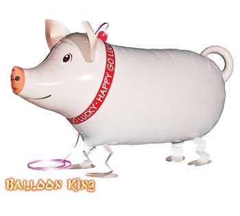 Pig Walking Pet Balloon. Airwalker Balloon.