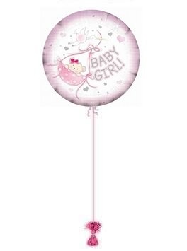 Baby Girl Special Delivery Balloons. Baby Balloon Delivery.