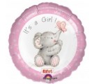 Elliot "It's a Girl" New Baby Girl Balloon. New Baby Girl Balloons.