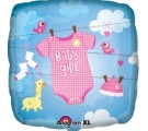 Baby Girl Baby Grow Balloons. Baby Balloons Delivered. 