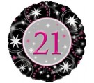 21st Black & Pink Sparkle 