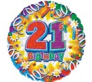 21st Birthday Explosion. 21st Birthday Balloons In A Box.