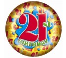  21st Birthday Balloon. 21st Birthday Splash. Balloons for 21st birthdays.
