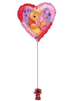 Winnie The Pooh & Piglet "Big Hugs" balloon. 