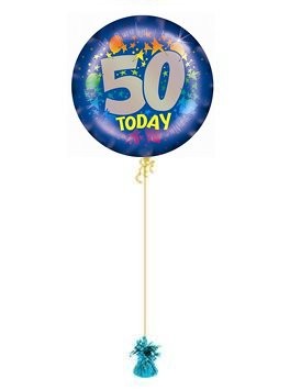 50th Balloons & Stars 