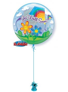 Hope You Feel Better   Single bubble balloons.