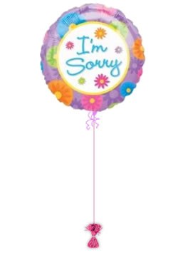 I'm Sorry Balloons. Sorry Balloons Delivered In A Box By Post.