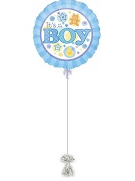 It’s A Boy Blue. Baby balloons UK.