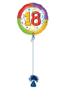 18th Birthday Balloon Perfection. 18th Birthday Balloons.