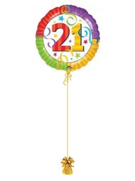 21st Perfection Birthday balloon. 21st Birthday Balloons In A Box.