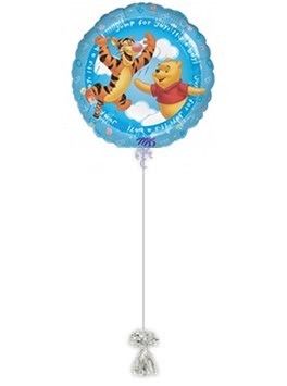 WINNIE THE POOH IT'S A BOY BALLOON. Baby Balloon Delivery.