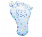 "It's A Boy" Jumbo Foot Balloon. Baby Boy Balloons.