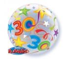 30 BRILLIANT STARS. 30th birthday Balloon.