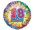 18th Birthday Explosion. Balloons For 18th Birthdays.