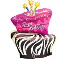 Zebra Stripe Cake